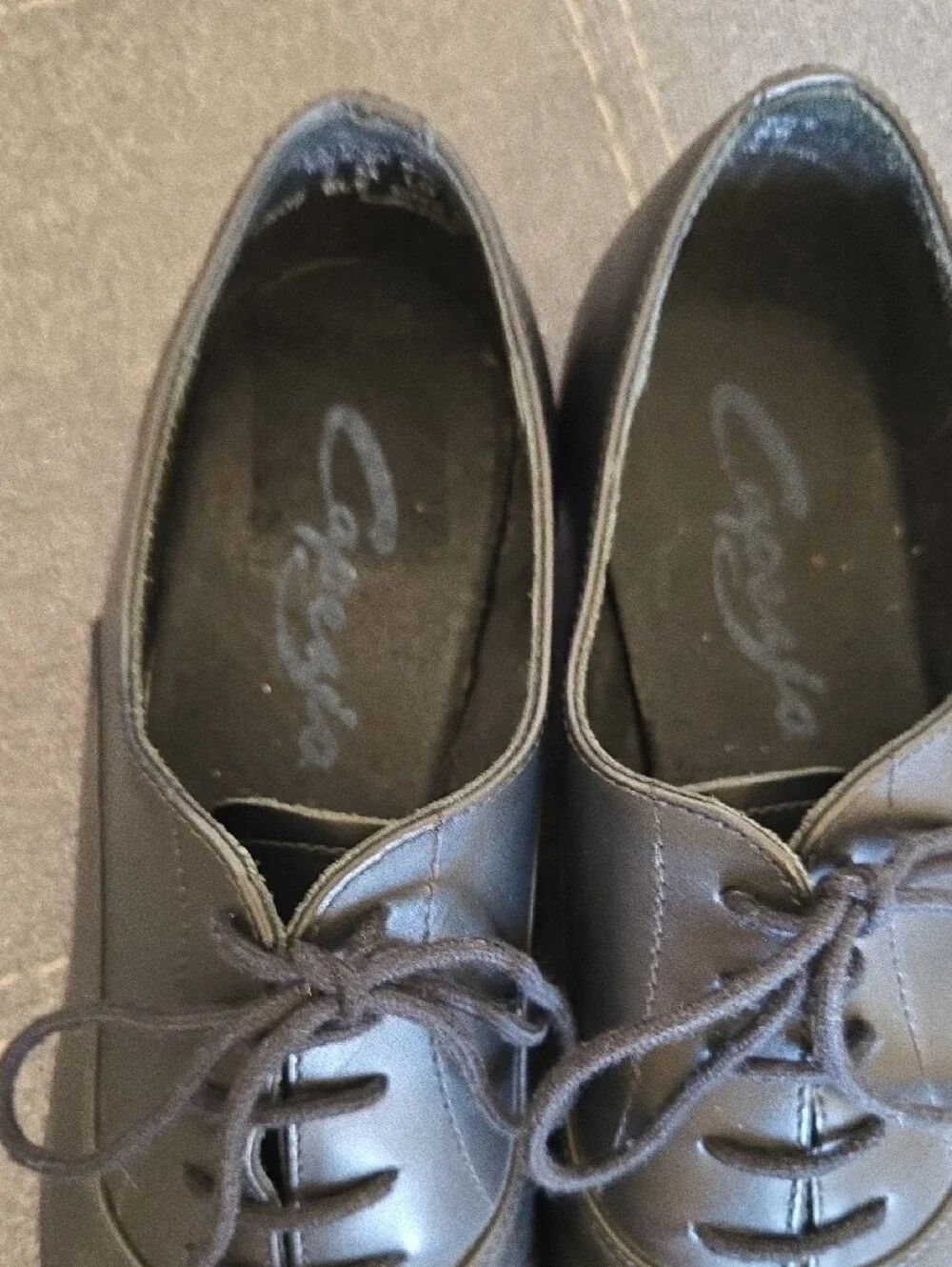 Capezio Leather Men's Ballroom Dance Shoes Black Lace-Up